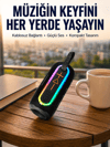 Yüksek Ses Kaliteli Kablosuz Hoparlör LED Işıklı Yeni Nesil