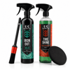 EE CUSTOM CAR IRON OUT DEMİR TOZU TEMİZLEYİCİ 700 ML, TİRE SHİNE LASTİK PARLATICI 700 ML +DETAY FIRÇASI +PED