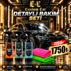 EE CUSTOM CAR İZOPROPİL ALKOL 700 ML + QUICK WAX 700 ML + CİLA BEZİ (2 ADET)