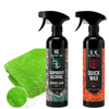 EE CUSTOM CAR İZOPROPİL ALKOL 700 ML + QUİCK WAX 700 ML + MİKROFİBER BEZ (HEDİYE)