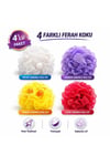 KITTYS 4LÜ SABUNLU DUŞ LİFİ SETİ (Mango, Çilek, Beyaz, Lavanta Sabun Kokulu Duş Lifi