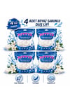 KITTYS 4LÜ SET SABUNLU DUŞ LİFİ SETİ (Beyaz Sabun Kokulu Duş Lifi)