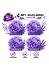KITTYS 4LÜ SET SABUNLU DUŞ LİFİ SETİ (Lavanta Sabun Kokulu Duş Lifi)