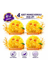 KITTYS 4LÜ SET SABUNLU DUŞ LİFİ SETİ (Mango Sabun Kokulu Duş Lifi)