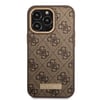 Apple iPhone 14 Pro Max Kılıf Guess Orjinal Lisanslı M-safe Şarj Özellikli 4G Desenli Çizgili Kartlıklı Kapak