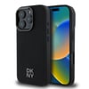 Apple iPhone 16 Pro Kılıf DKNY Orjinal Lisanslı M-safe Şarj Özellikli PU Deri Plain Kapak