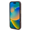 Apple iPhone 16 Pro Kılıf Guess Orjinal Lisanslı M-safe Şarj Özellikli 4G Desenli PU Metal Plaka Klasik Logolu Kapak