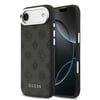 Apple iPhone 17 Air Kılıf Guess Orjinal Lisanslı M-safe Şarj Özellikli Sıcak Baskılı Yazı Logolu PU Deri Peony Kapak