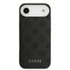 Apple iPhone 17 Air Kılıf Guess Orjinal Lisanslı M-safe Şarj Özellikli Sıcak Baskılı Yazı Logolu PU Deri Peony Kapak