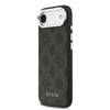 Apple iPhone 17 Air Kılıf Guess Orjinal Lisanslı M-safe Şarj Özellikli Sıcak Baskılı Yazı Logolu PU Deri Peony Kapak