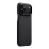 Apple iPhone 17 Pro Kılıf M-safe Şarj Özellikli 1500D Aramid Fiber Pitaka Ultra-Slim Classic Serisi Black-Grey Twill Kapak