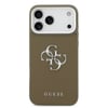 Apple iPhone 17 Pro Max Kılıf Guess Orjinal Lisanslı Grained 4G Metal Büyük Logolu Kapak
