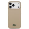 Apple iPhone 17 Pro Max Kılıf Lacoste Orjinal Lisanslı M-safe Şarj Özellikli PU Pike Desenli Metal Logolu Kartlıklı Kapak