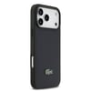 Apple iPhone 17 Pro Max Kılıf Lacoste Orjinal Lisanslı M-safe Şarj Özellikli PU Pike Desenli Metal Logolu Kartlıklı Kapak