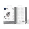 Wiwu Wi-G021 Helix Serisi GaN Teknolojili Hızlı Şarj Başlığı USB-A to Type-C PD 45W Type-C Kablolu Şarj Seti