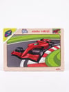 AHŞAP EĞİTİCİ PUZZLE / ARABA YARIŞI