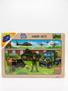 AHŞAP EĞİTİCİ PUZZLE / ASKER SETİ