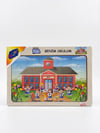 AHŞAP EĞİTİCİ PUZZLE / BENİM OKULUM