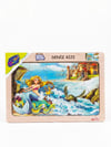 AHŞAP EĞİTİCİ PUZZLE / DENİZ KIZI