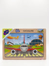 AHŞAP EĞİTİCİ PUZZLE / HAVAALANI