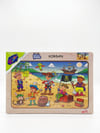 AHŞAP EĞİTİCİ PUZZLE / KORSAN