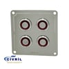 4 LÜ KROM SWİTCH PANEL  SİGORTALI 