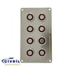 8 LÜ KROM SWİTCH PANEL  SİGORTALI 