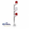 ARIZA FENERİ DİREK KATLANIR 50 CM  12/24V 