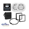 BOSS AUDİO SYSTEM USB VE AUX GİRİŞLİ BLUETOOTH LU HOPERLÖRLÜ MARİN TEYP