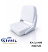 Katlanır Kaptan Koltuğu ( Suni Deri)