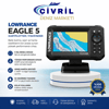 LOWRANCE EAGLE 5 BALIK BULUCU TÜRKÇE MENÜ GPS50/200