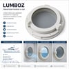 LUMBOZ PLASTİK YUVARLAK BEYAZ 