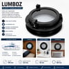 LUMBOZ PLASTİK YUVARLAK SİYAH - DIŞ ÇAP:265 MONTAJ DERİNLİĞİ:38MM MONTAJ ÖLÇÜSÜ :210 CAM ÇAPI:180MM