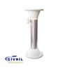 MASA AYAĞI TELESKOPİK BEYAZ 53-81CM ÇAP:195