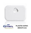 PLASTİK KAPAK BEYAZ 380X270MM