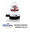 TMC SİNTİNE POMPASI 1000GPH 24V 3A