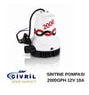 TMC SİNTİNE POMPASI 2000GPH  12V 10A