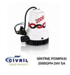 TMC SİNTİNE POMPASI 2000GPH 24V 5A
