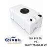 YAKIT-SU VE PİS SU TANKI 45LT