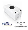 YAKIT-SU VE PİS SU TANKI 63LT