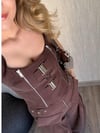 Kahve Askılı Bluz Pantolon Takım
