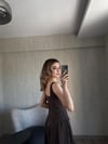 Kahve Askılı Büstiyer Şalvar Takım