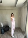 Pudra Pembe Korse Detaylı Eşofman Takımı
