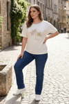 BEYAZ BÜYÜK BEDEN T-SHIRT