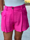 PEMBE COTON ŞORT