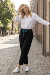 SİYAH OVERSIZE RETRO ŞALVAR TAKIM