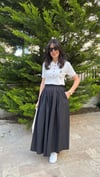 Poplin Etek Siyah