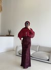 Aura Abiye Bordo