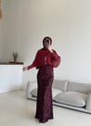 Aura Abiye Bordo