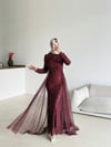 Begüm Abiye Bordo 